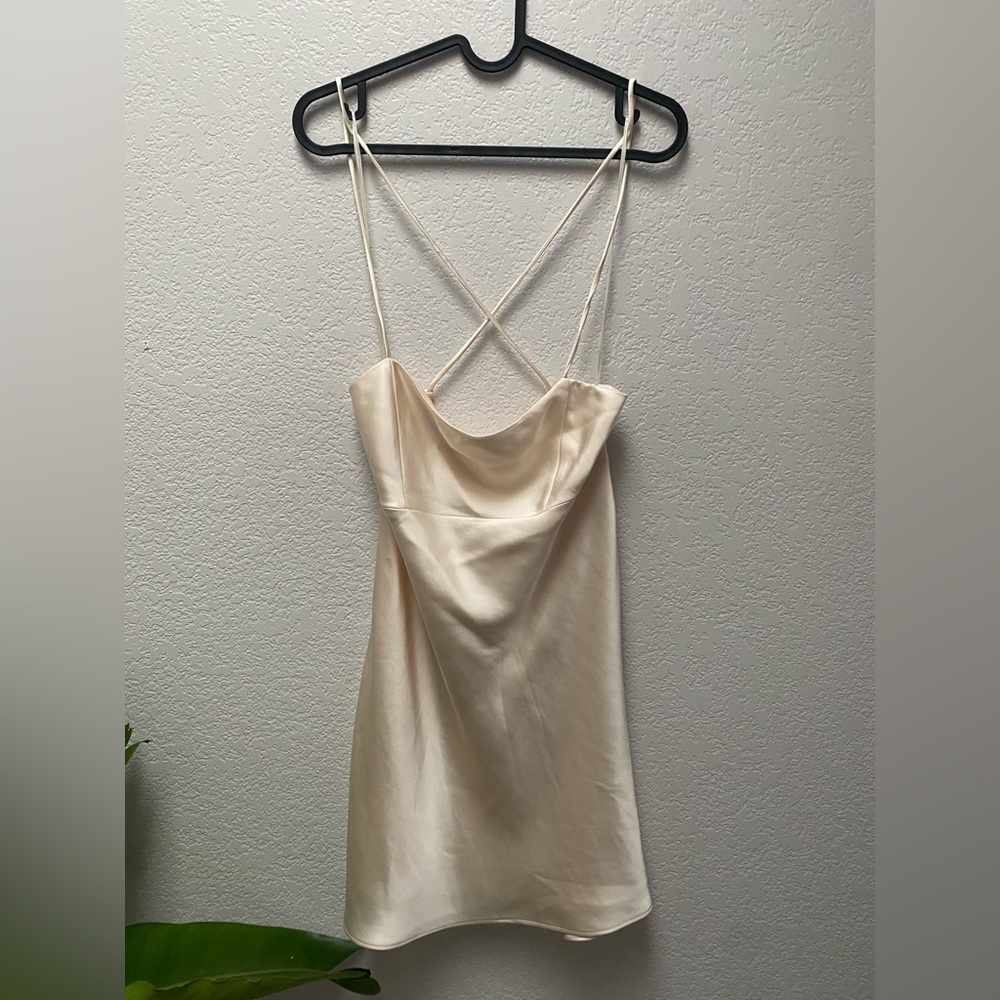 Zara elevated slip style dress